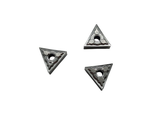 Triangle Carbide Inserts For Aluminum TNMG160404-TK Dimension Accurate