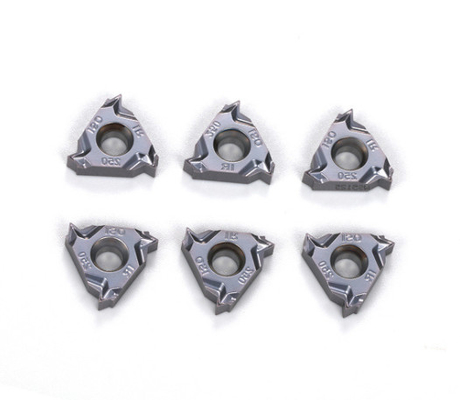 Perfect Cutting Edge Carbide Threading Inserts For Metric Thread Precision Tooth Shape