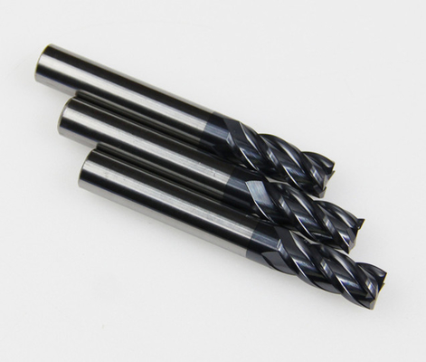 4 Flute HRC50/55/65 Solid Carbide Corner Radius End Mills For CNC / Engraving Machine