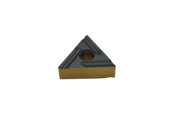 Black / Yellow CNC Turning Insert TNMG160404L-M for Steel Workpieces