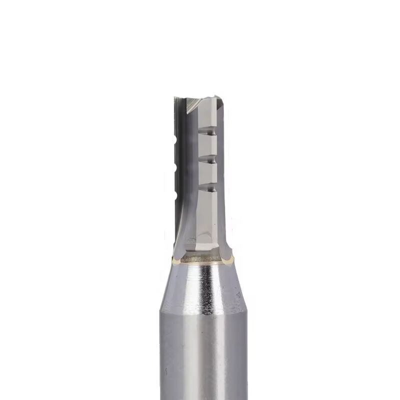 Solide Carbide TCT Bit Three Flutes Straight End Mill Milling Cutter for Wood, CNC router bit
