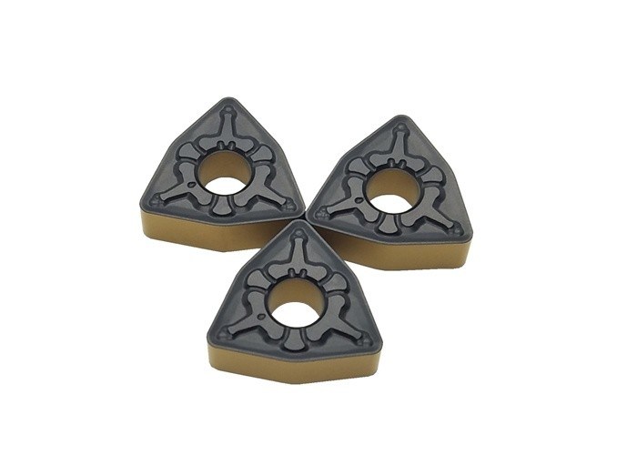 CVD Coating CNC Carbide Inserts WNMG080412-TM Double Color