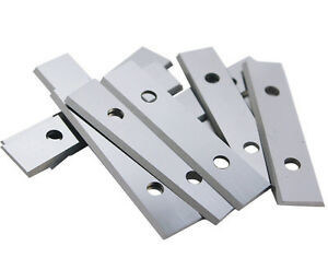 Silver Color Woodworking Carbide Inserts Blade TCT Reversible Planer Knives